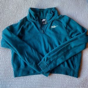 Nike Quarter-zip Crop Sweatshirt